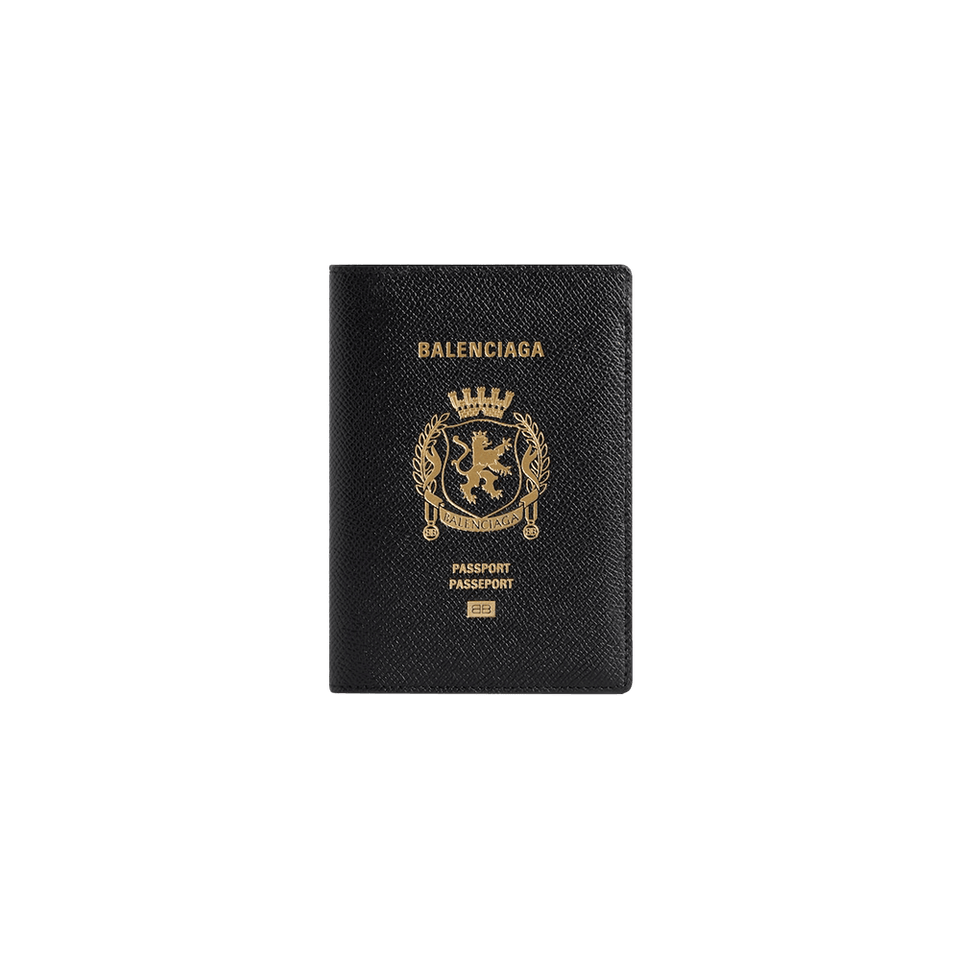 Balenciaga Passport Holder Black