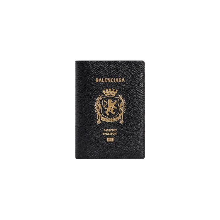 Balenciaga Passport Holder Black