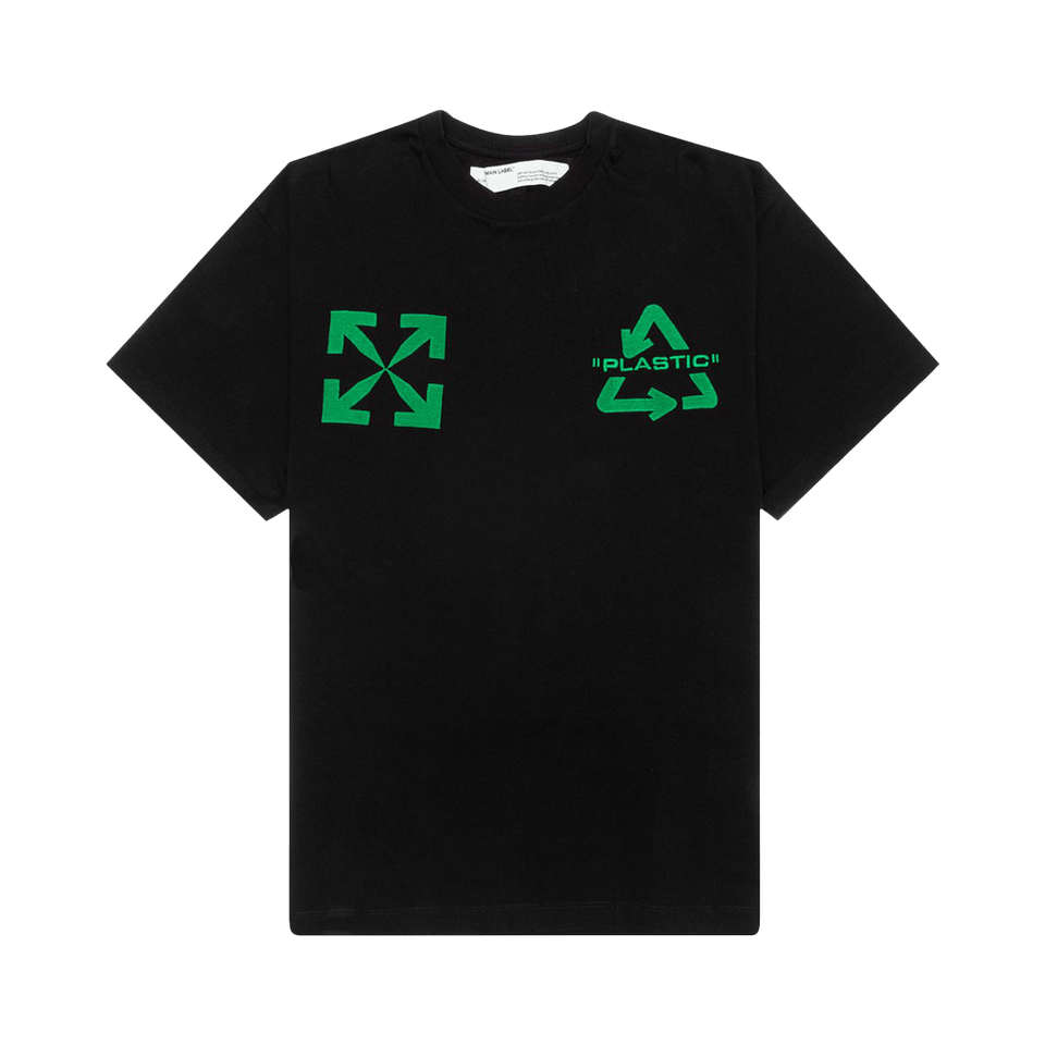 Off-White Universal Key Shorts-Sleeve Over T-Shirt Black/Mint