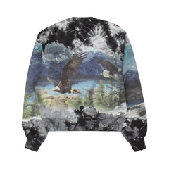 Amiri Eagle Bleach Out Crewneck Multicolor