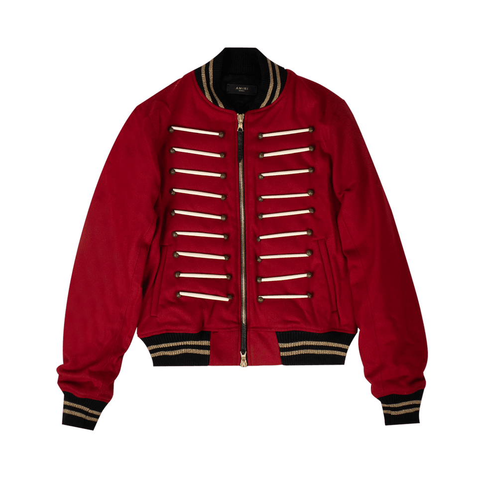 Amiri Forever Wool Bomber Red