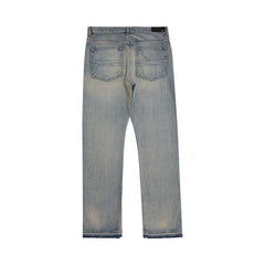Amiri Release Hem Straight Jean Antique Indigo