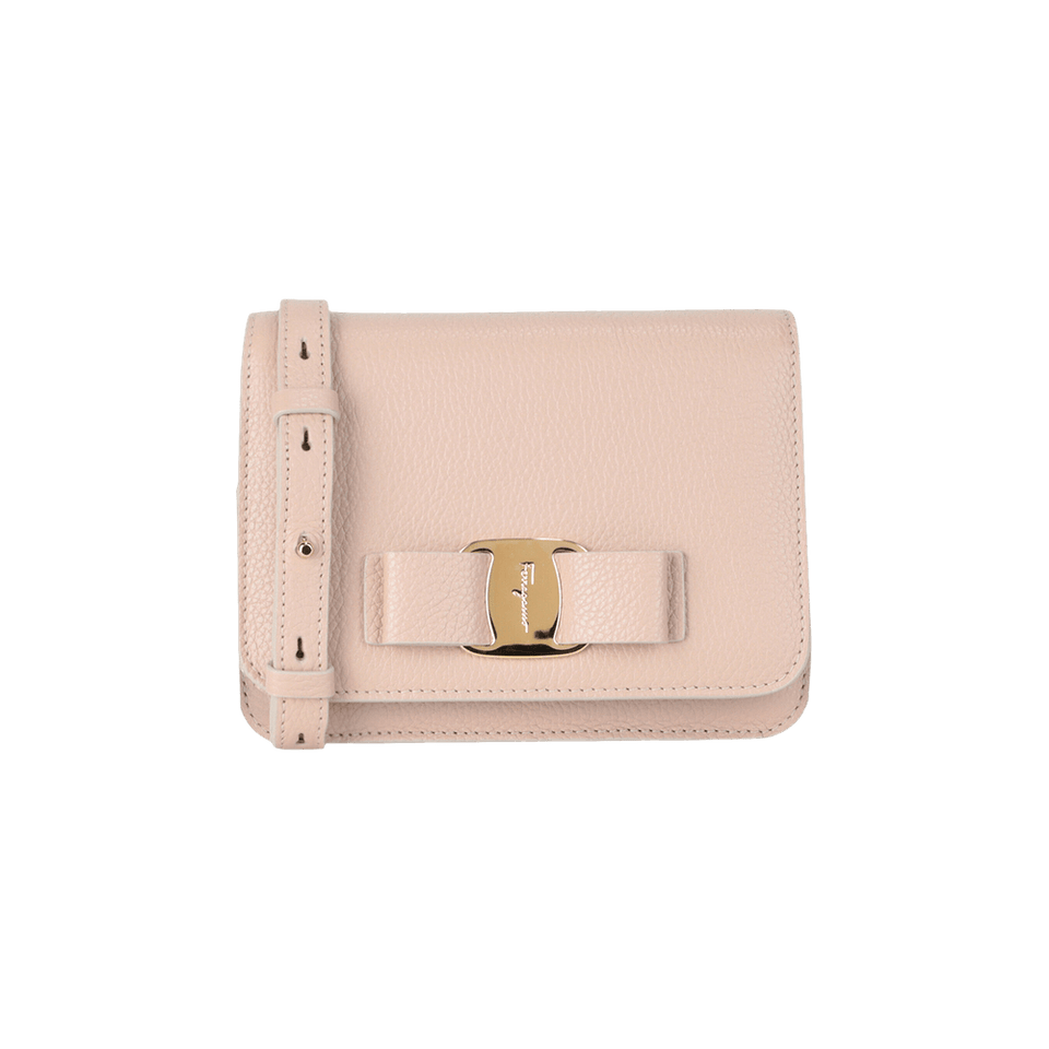 Ferragamo Vara Bow Crossbody Bag Pink