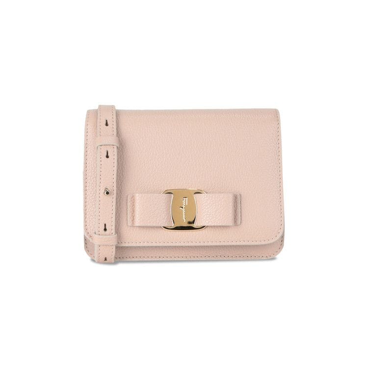 Ferragamo Vara Bow Crossbody Bag Pink
