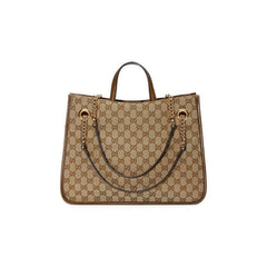Gucci Horsebit 1955 Medium Tote Bag Beige