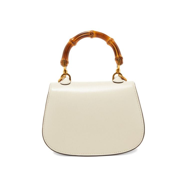 Gucci Bamboo 1947 Mini Top Handle Bag White
