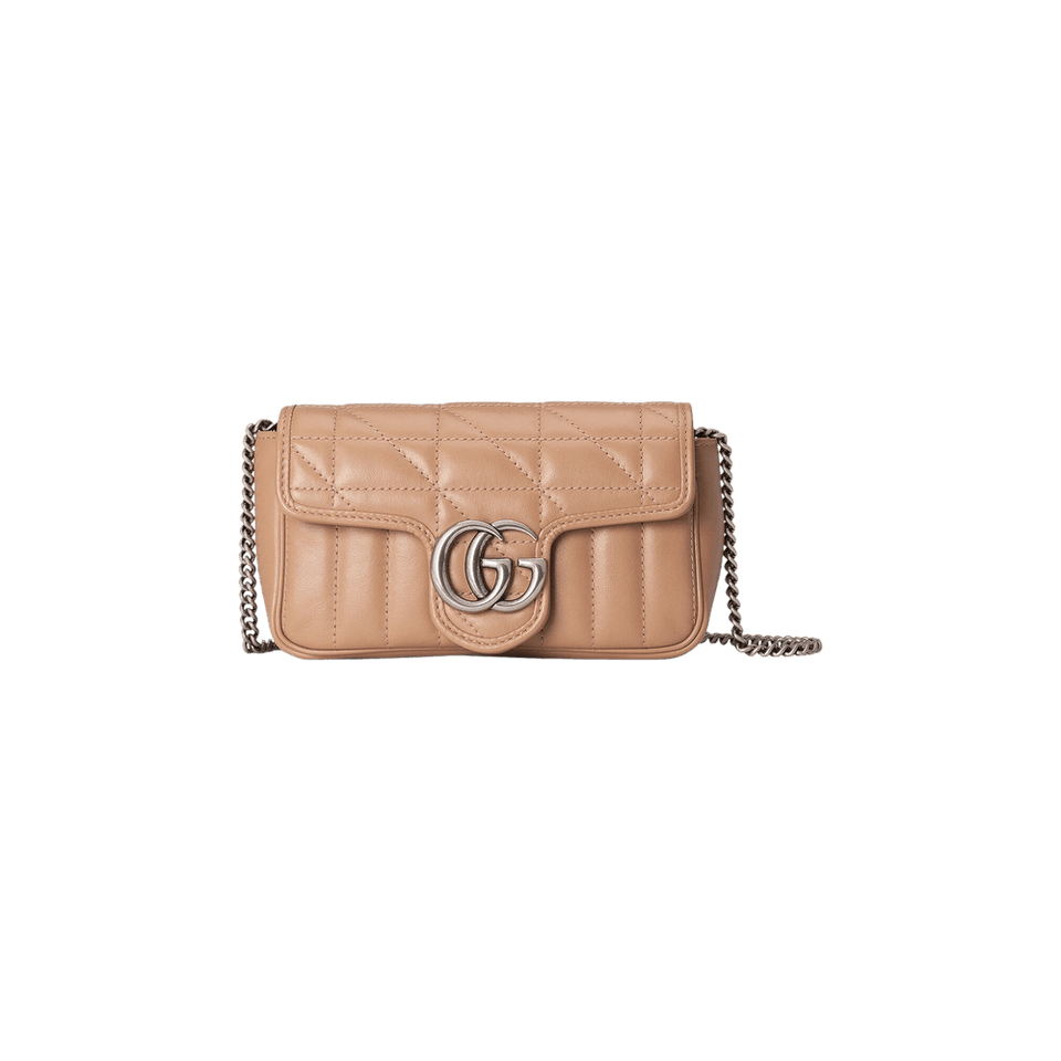 Gucci GG Marmont Super Mini Bag Camelia