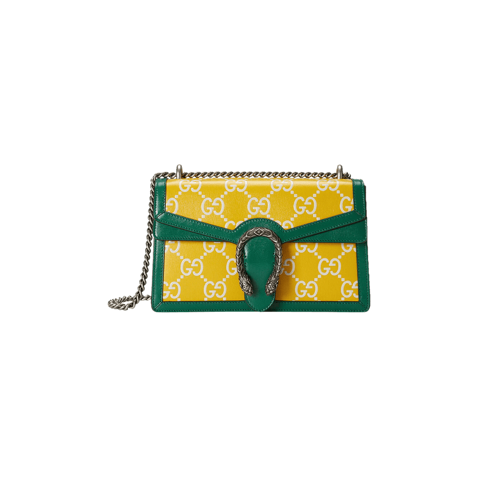 Gucci GG Marmont Super Mini Bag Yellow/Green