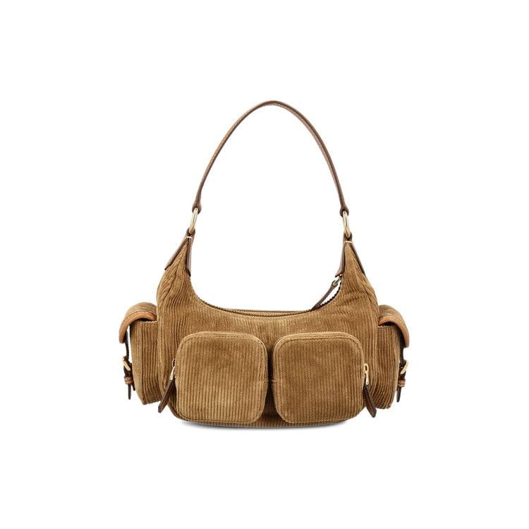 Miu Miu Corduroy Pocket Bag Cinnamon