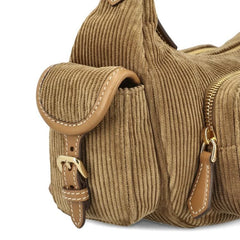 Miu Miu Corduroy Pocket Bag Cinnamon