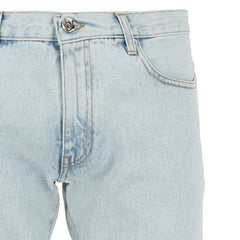 Off-White Diag Tab Slim Jeans Bleach Blue