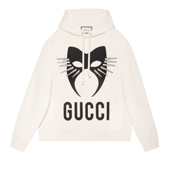 Gucci Manifesto Oversize Sweatshirt Natural