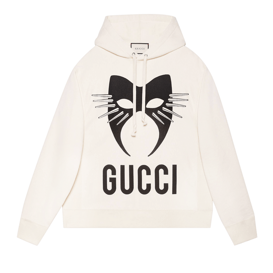 Gucci Manifesto Oversize Sweatshirt Natural