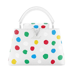 Louis Vuitton x Yayoi Kusama Capucines Bb White