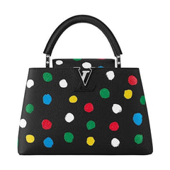 Louis Vuitton x Yayoi Kusama Capucines Mm Black