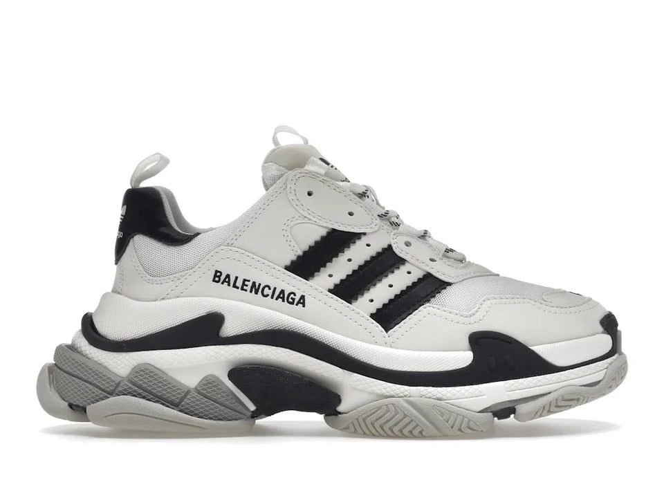 Balenciaga x adidas Triple S White Black (Women's)