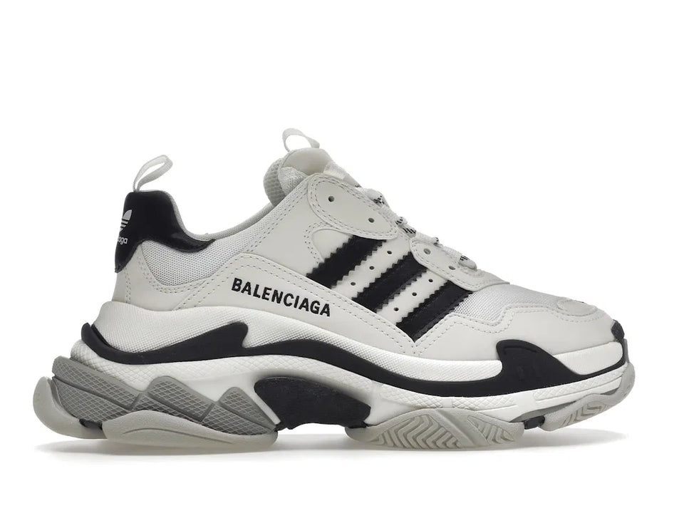 Balenciaga x adidas Triple S White Black (Women's)