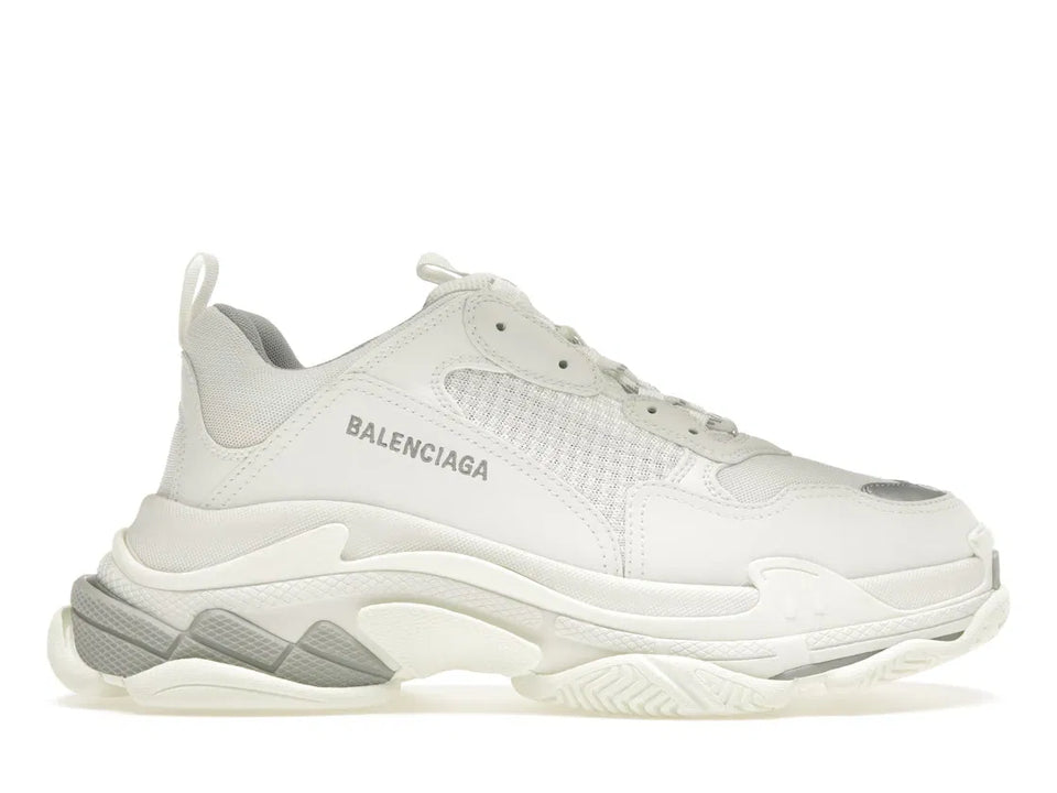 Balenciaga Triple S White Silver