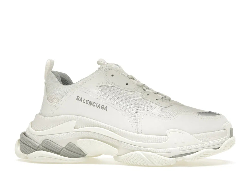 Balenciaga Triple S White Silver