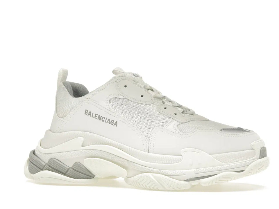 Balenciaga Triple S White Silver