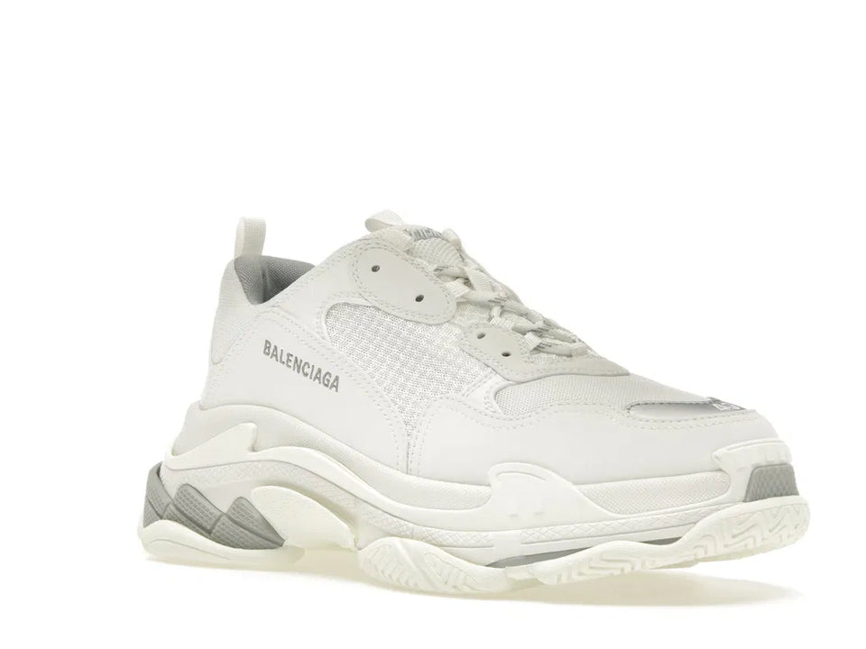 Balenciaga Triple S White Silver