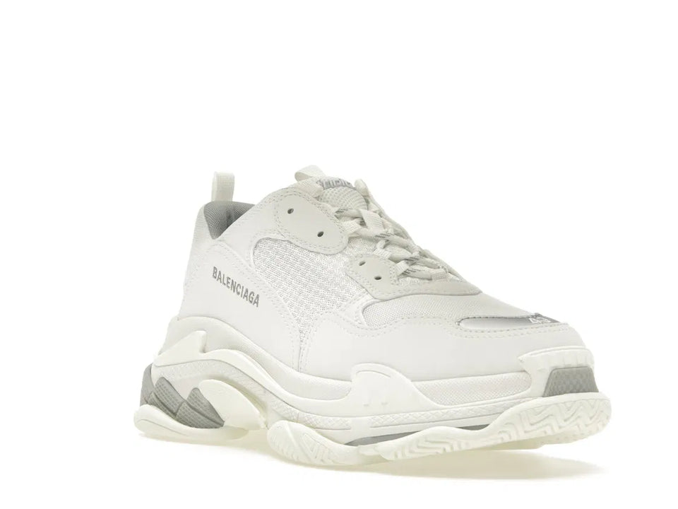 Balenciaga Triple S White Silver