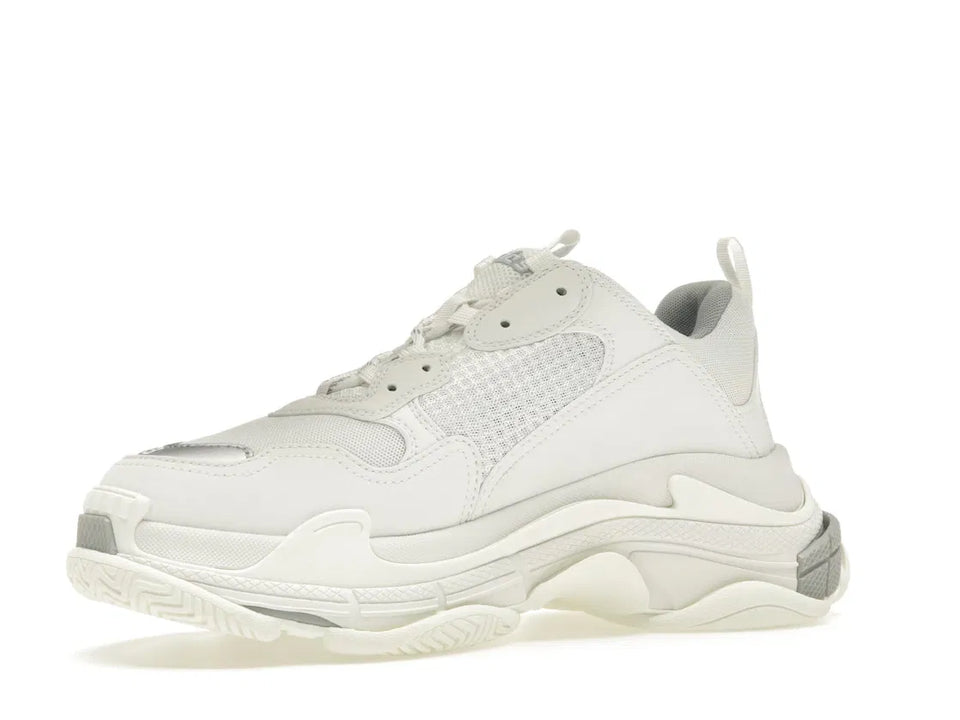 Balenciaga Triple S White Silver