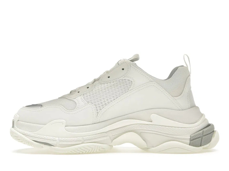 Balenciaga Triple S White Silver