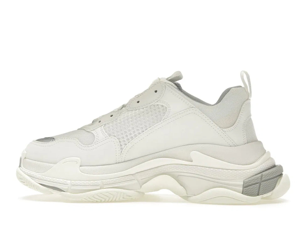 Balenciaga Triple S White Silver