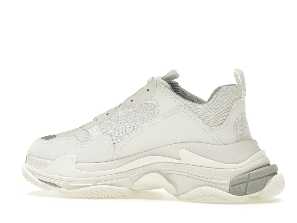Balenciaga Triple S White Silver