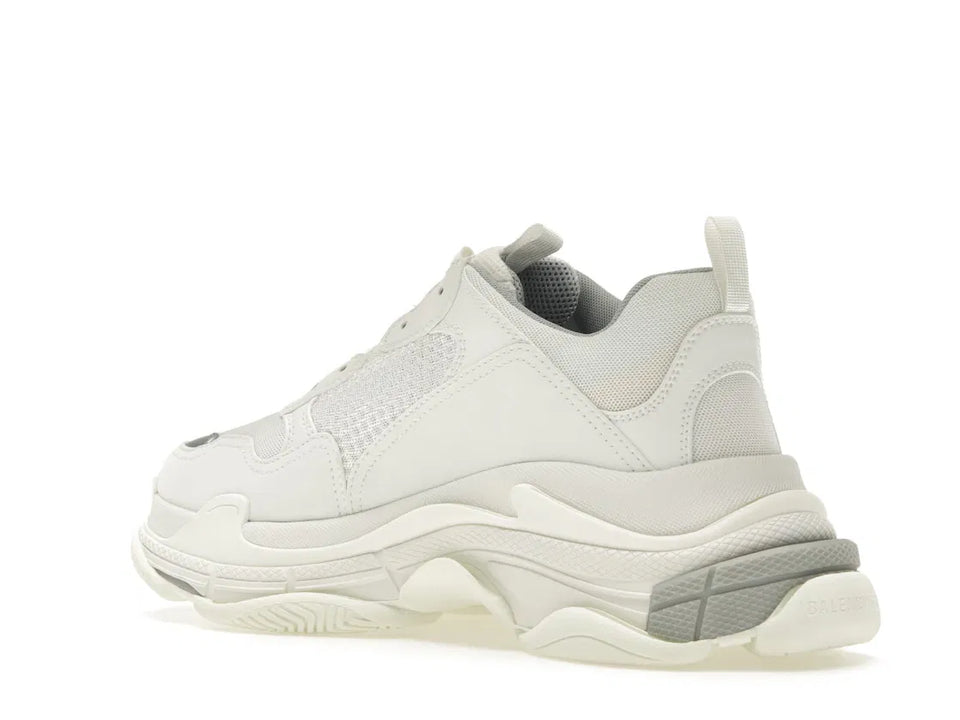 Balenciaga Triple S White Silver