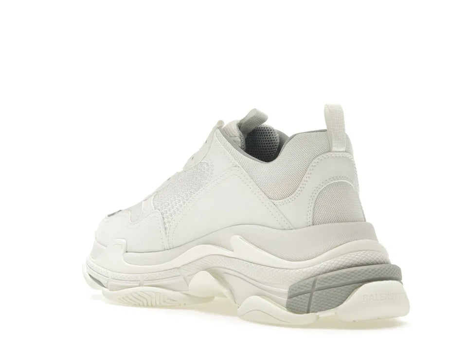 Balenciaga Triple S White Silver
