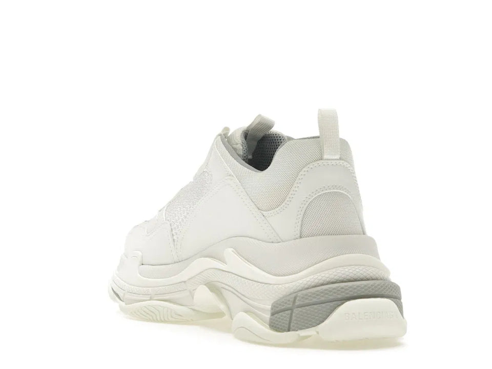 Balenciaga Triple S White Silver