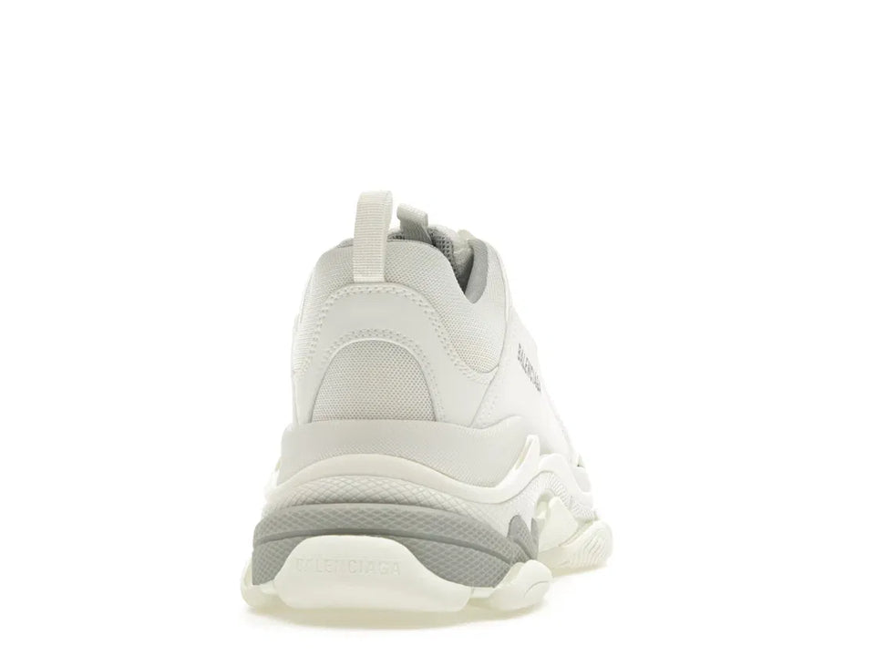 Balenciaga Triple S White Silver