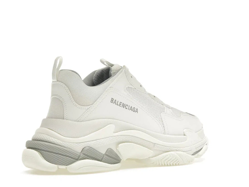 Balenciaga Triple S White Silver