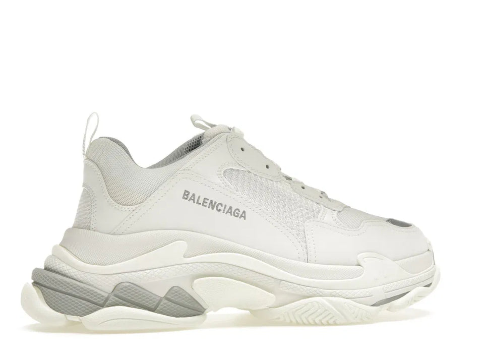 Balenciaga Triple S White Silver