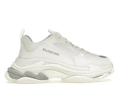 Balenciaga Triple S White Silver
