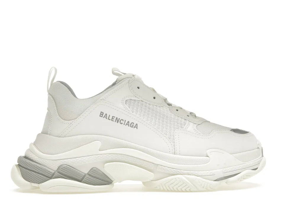Balenciaga Triple S White Silver