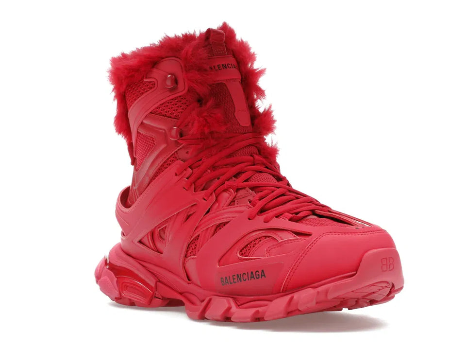 Balenciaga Track Hike Boots Burgundy