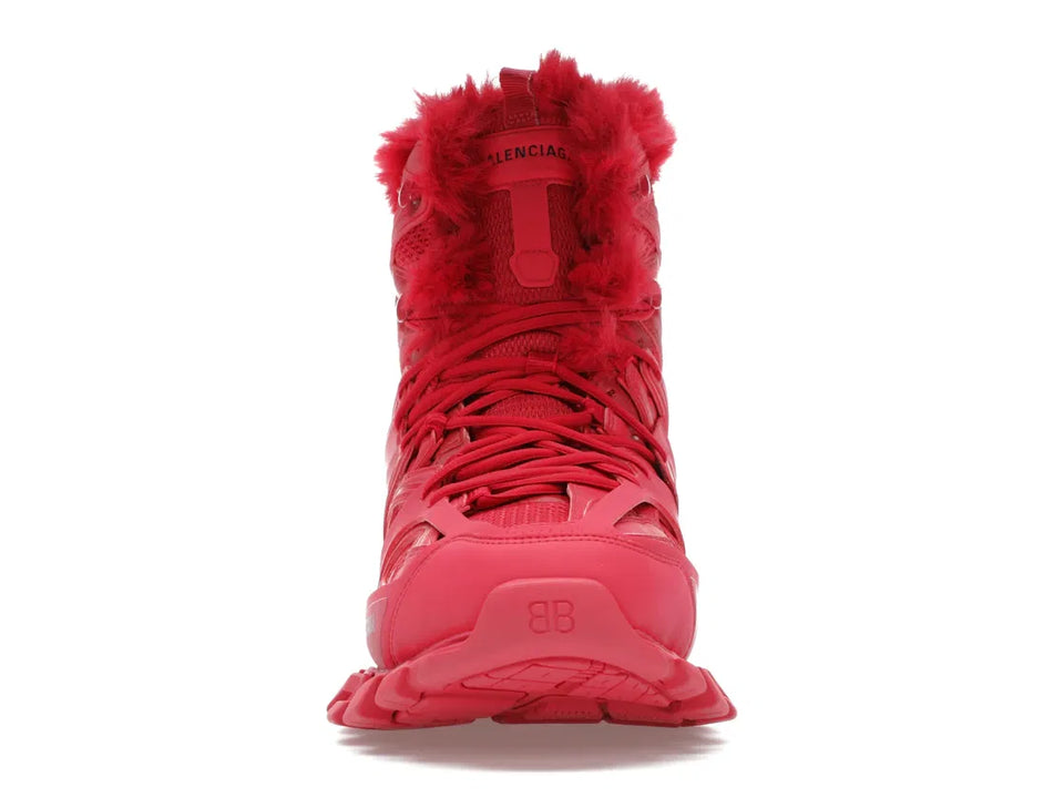 Balenciaga Track Hike Boots Burgundy