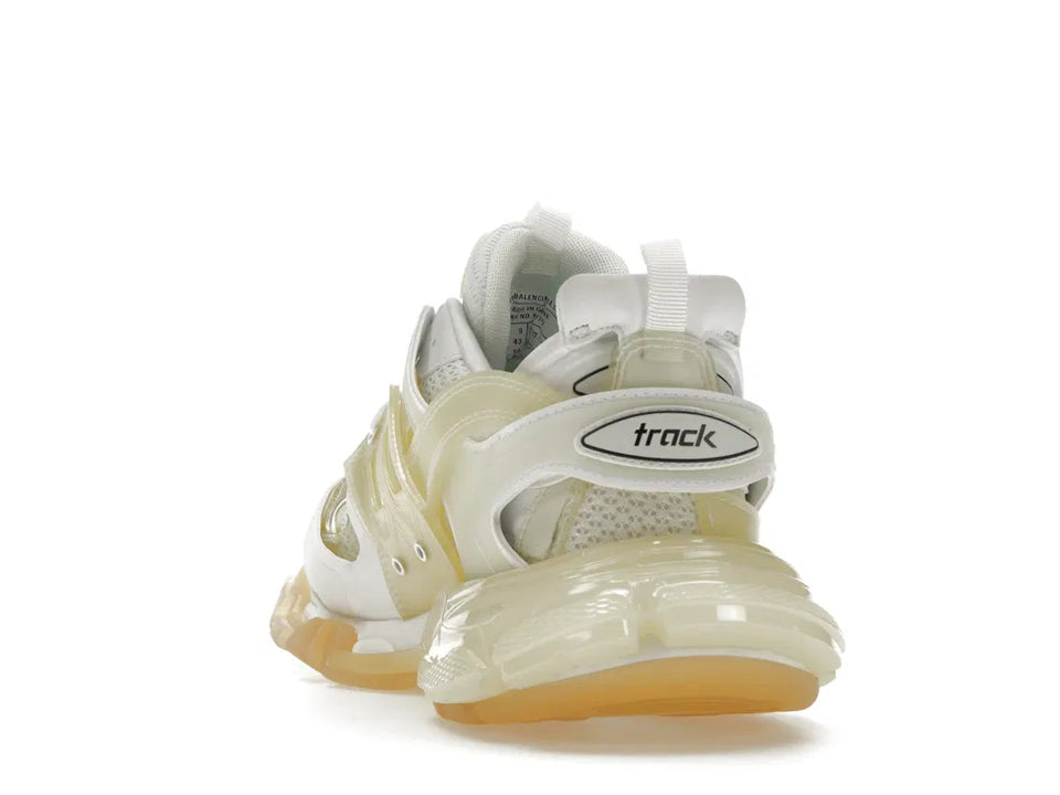 Balenciaga Track Clear Sole White