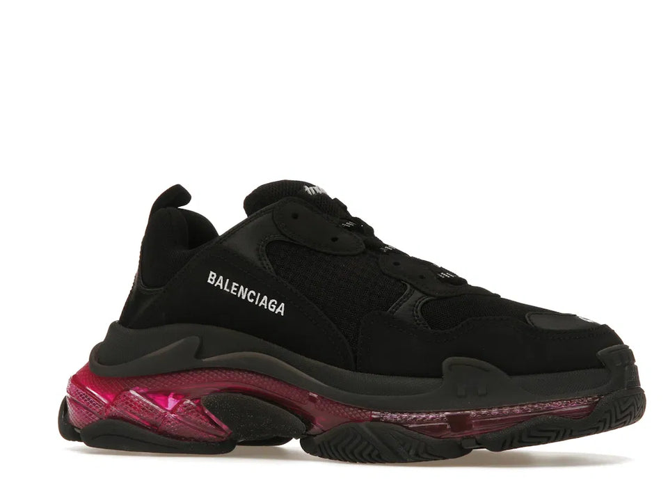 Balenciaga Triple S Clear Sole Neon Pink
