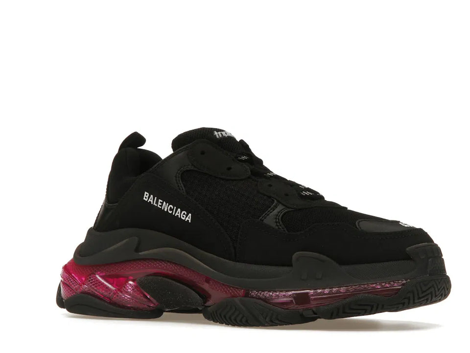 Balenciaga Triple S Clear Sole Neon Pink
