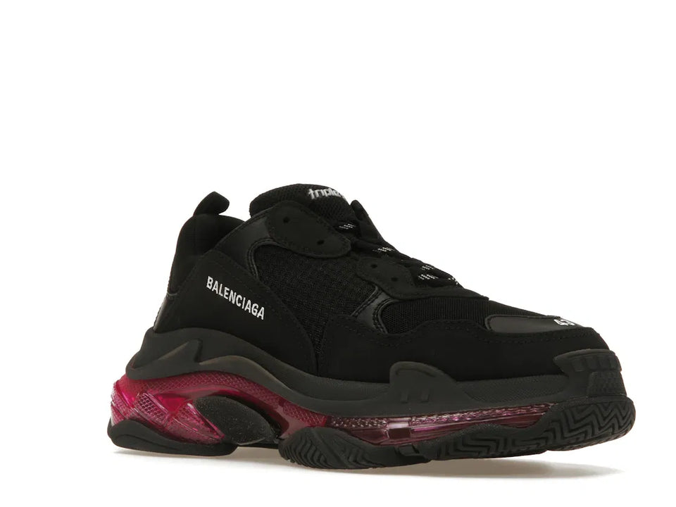Balenciaga Triple S Clear Sole Neon Pink