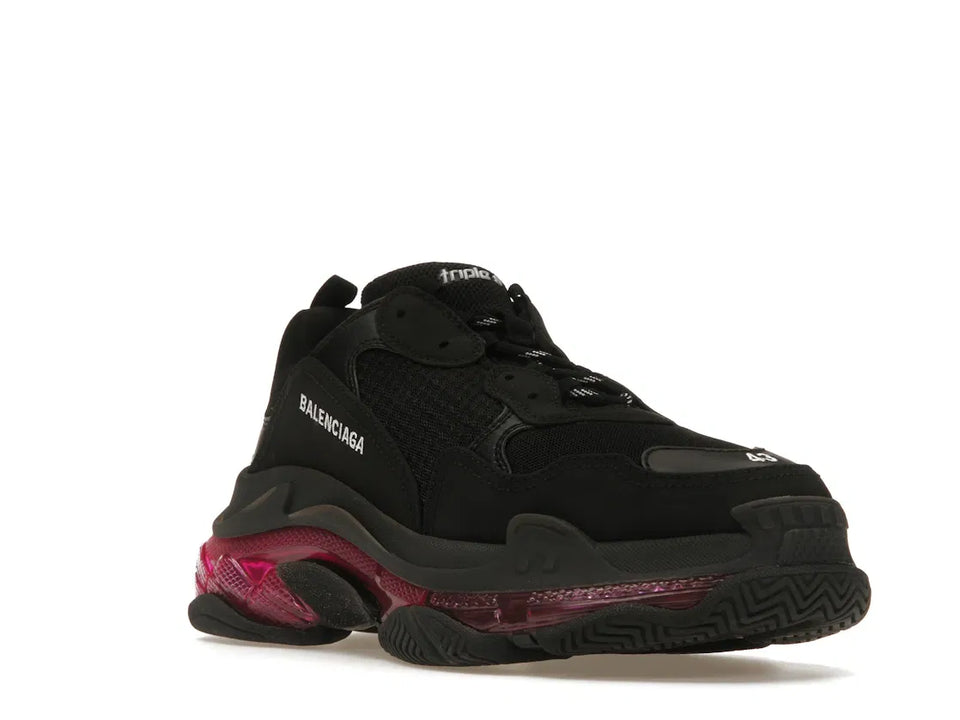 Balenciaga Triple S Clear Sole Neon Pink