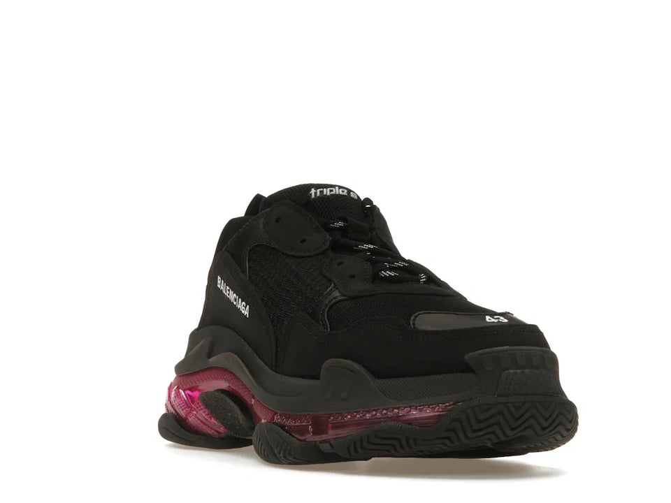 Balenciaga Triple S Clear Sole Neon Pink