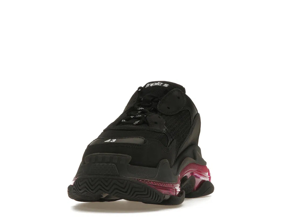 Balenciaga Triple S Clear Sole Neon Pink