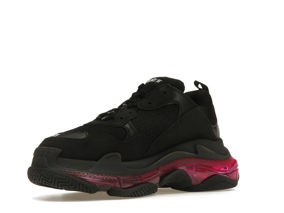 Balenciaga Triple S Clear Sole Neon Pink