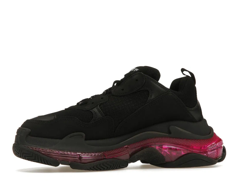 Balenciaga Triple S Clear Sole Neon Pink