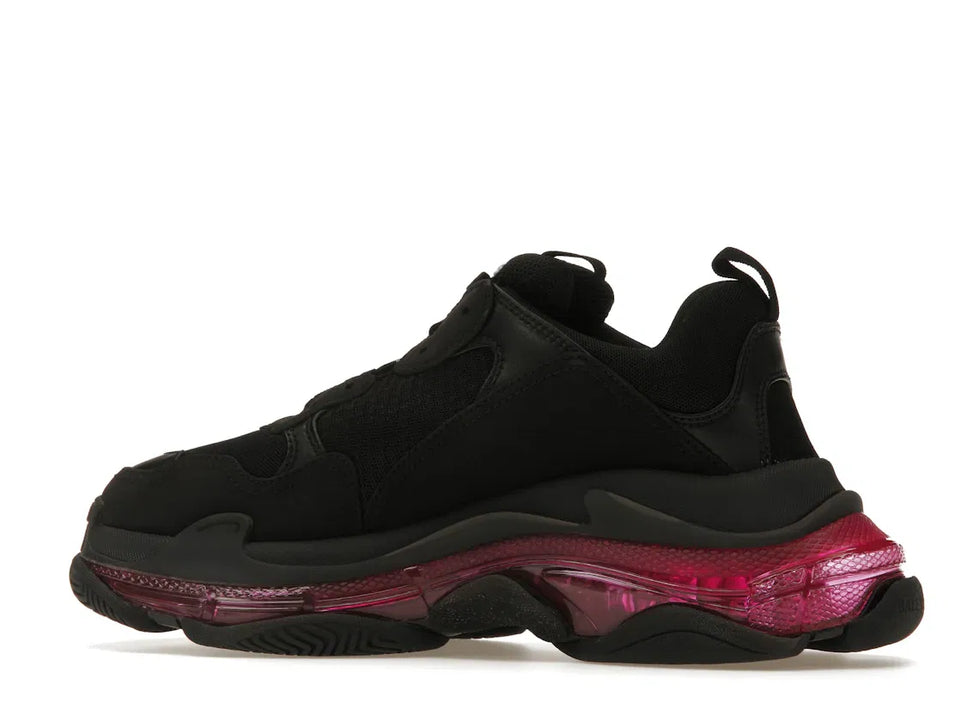 Balenciaga Triple S Clear Sole Neon Pink